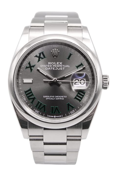 rolex datejust wimbledon 36mm